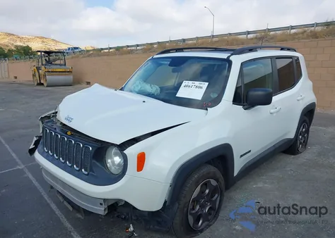 2017 Jeep Renegade Sport Fwd из США, поврежденный, VIN ZACCJAAB2HPE81259